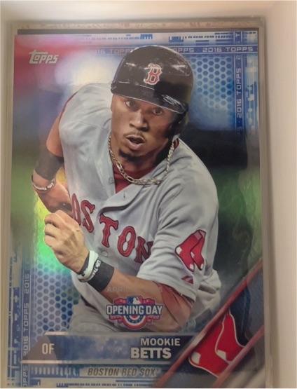 2016 Topps Opening Day #OD-112 Mookie Betts — front