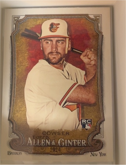 2024 Topps Allen & Ginter #28 Colton Cowser — front