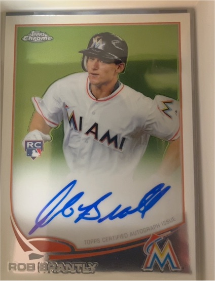 2013 Topps Chrome #27 Rob Brantly — front