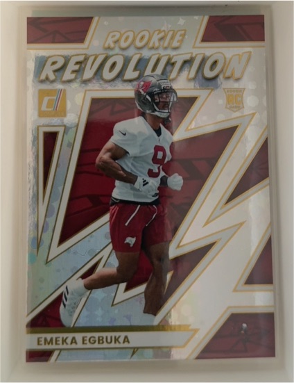 2025 Donruss #10 Emeka Egbuka Rookie Revolution — front