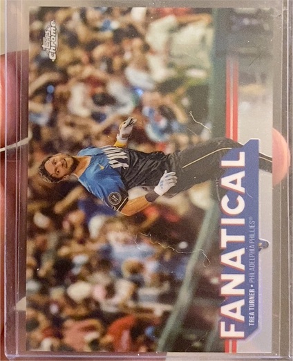 2025 Topps Chrome #FAN-4 Trea Turner Fanatical — front