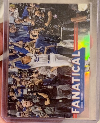 2025 Topps Chrome #FAN-18 Freddie Freeman — front