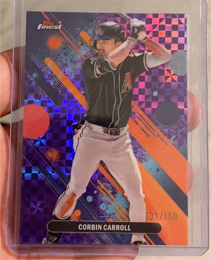 2025 Topps Finest #72 Corbin Carroll — front