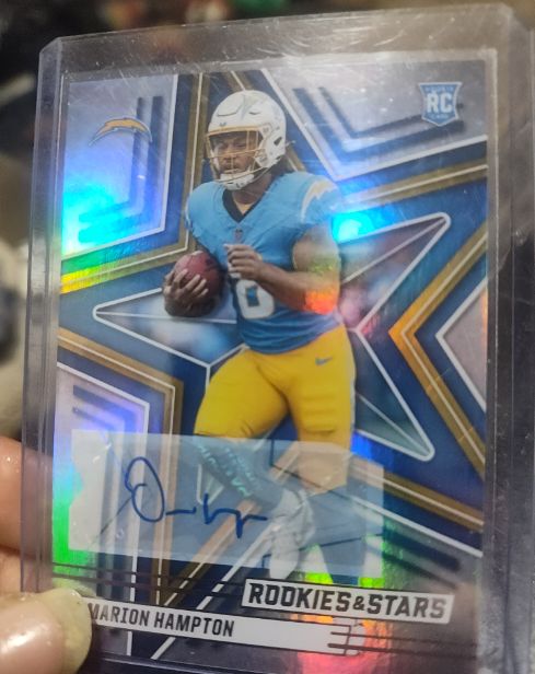 2025 Panini Rookies & Stars Omarion Hampton Rookie Auto — front