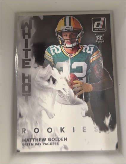2025 Donruss White Hot Rookies #WHR-MTG Matthew Golden — front