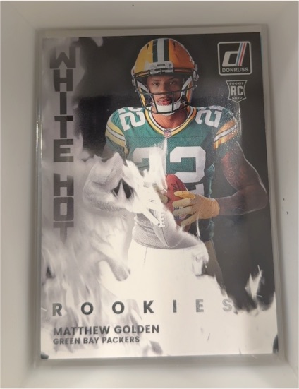 2025 Donruss White Hot Rookies #WHR-MTG Matthew Golden — front