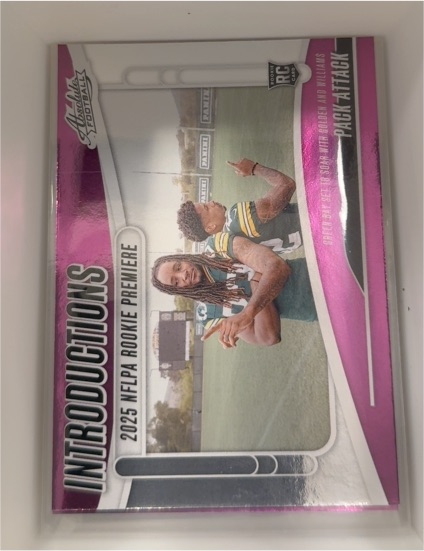 2025 Panini Absolute #I-SWS Pack Attack Introductions Savion Williams/Matthew Golden — front