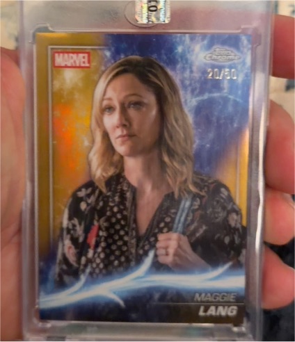 2025 Topps Chrome Marvel Studios #S-93 Maggie Lang — front