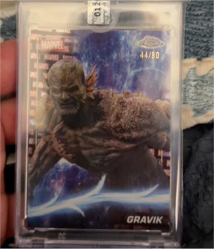 2025 Topps Chrome Marvel Studios #44 Gravik — front