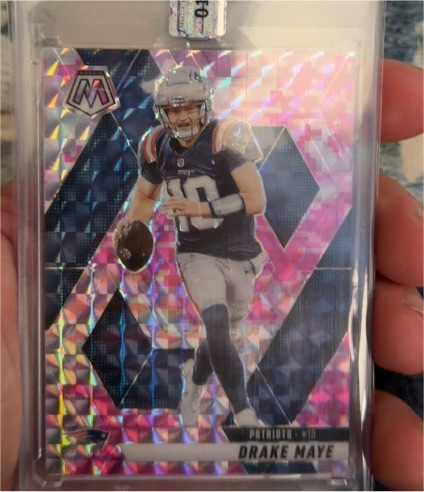2025 Panini Mosaic #28 Drake Maye — front
