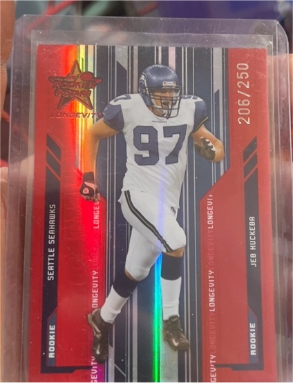 2005 Leaf Rookies & Stars Longevity #167 Jeb Huckeba — front