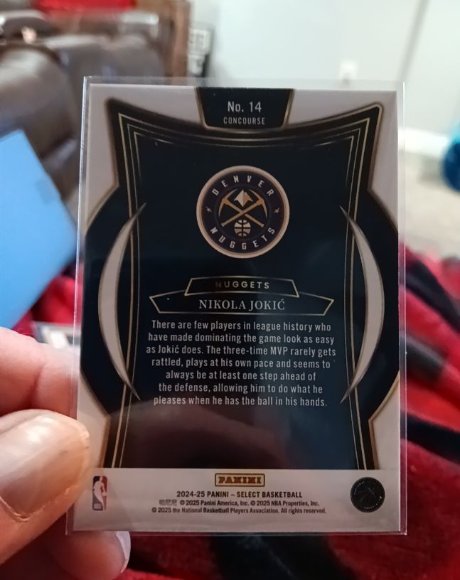 2024-25 Panini Select #14 Nikola Jokić — front
