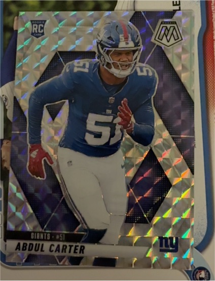 2025 Panini Mosaic #317 Abdul Carter — front