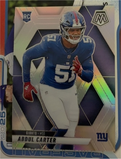 2025 Panini Mosaic #317 Abdul Carter — front