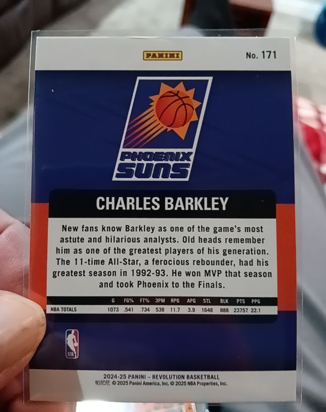 2024-25 Panini Revolution #171 Charles Barkley — front