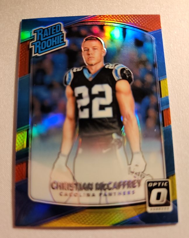 2017 Donruss Optic #168 Christian McCaffrey — front