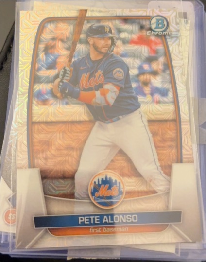 2023 Bowman Chrome #78 Pete Alonso — front