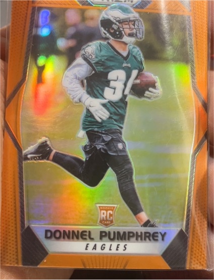 2017 Panini Prizm Orange Rookie #Donnel Pumphrey — front