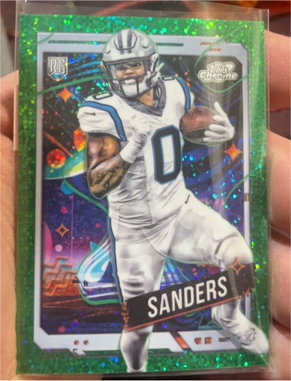 2024 Topps Chrome Cosmic #117 Ja'Tavion Sanders — front