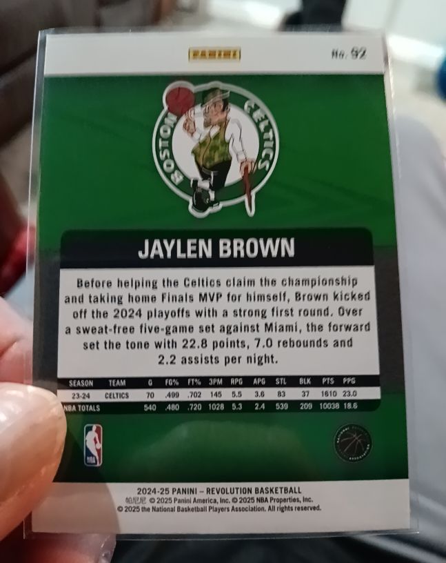 2024-25 Panini Revolution #92 Jaylen Brown — front
