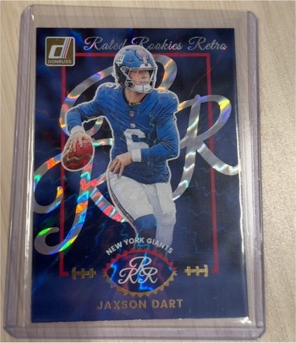 2025 Panini Donruss Rated Rookies Retro #1 Jaxson Dart — front