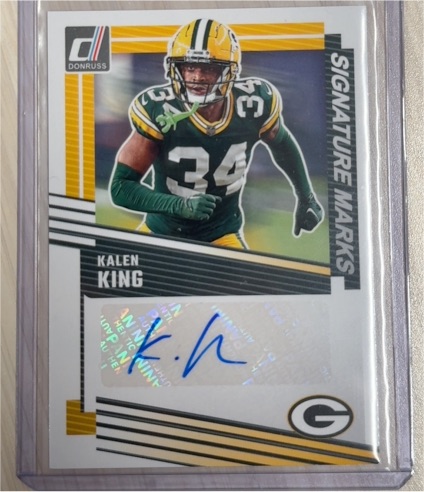 2025 Panini Donruss #SM-KKG Kalen King — front