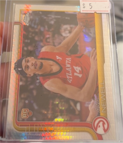 2025-26 Topps Chrome #273 Asa Newell — front