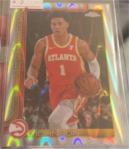 2025-26 Topps Chrome #56 Jalen Johnson — front
