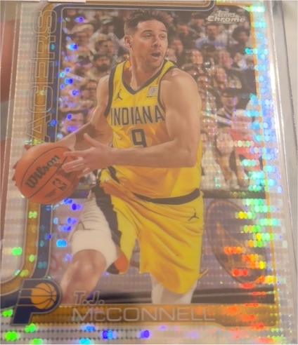 2025-26 Topps Chrome #11 T.J. McConnell — front