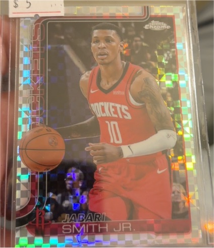 2025-26 Topps Chrome #62 Jabari Smith Jr. — front