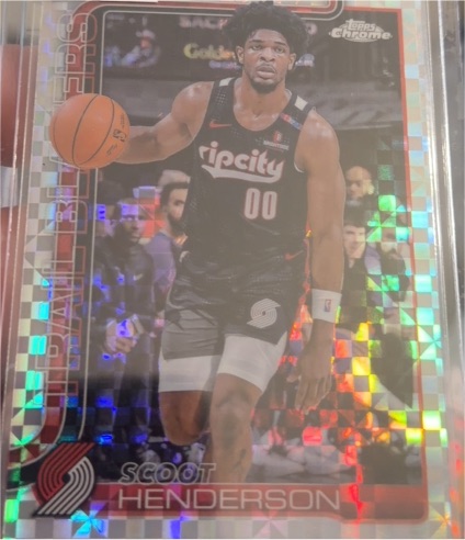 2025-26 Topps Chrome #166 Scoot Henderson — front