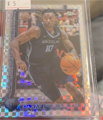 2025-26 Topps Chrome #299 Javon Small — front