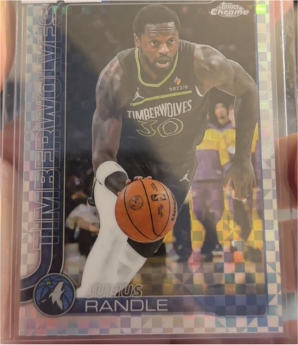 2025-26 Topps Chrome #123 Julius Randle — front