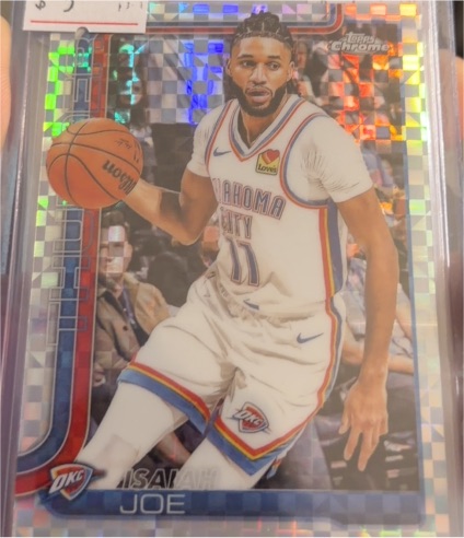 2025-26 Topps Chrome #121 Isaiah Joe — front