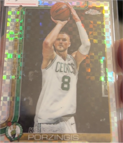 2025-26 Topps Chrome #41 Kristaps Porzingis X-Fractor — front
