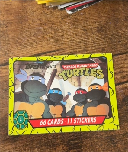 1990 Topps Teenage Mutant Hero Turtles Complete Set — front