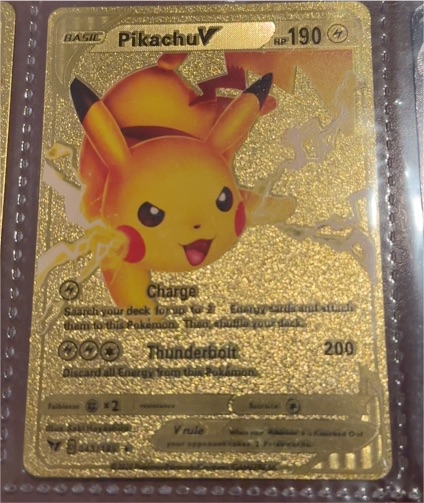 2020 Pokémon Pikachu V #43 — front