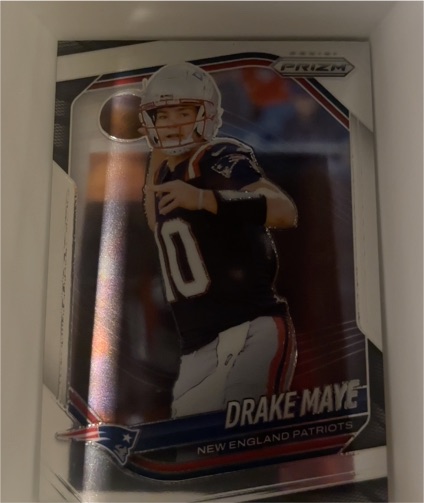 2025 Panini Prizm #165 Drake Maye — front