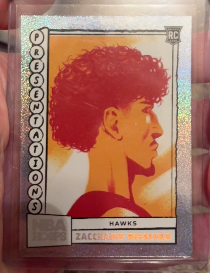 2024-25 Panini NBA Hoops Presentations #11 Zaccharie Risacher — front