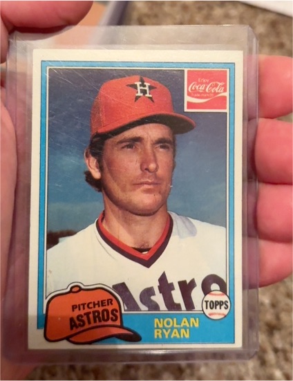 1981 Topps Coca-Cola #9 Nolan Ryan — front