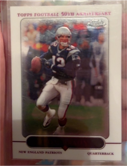 2005 Topps Chrome 50th Anniversary #46 Tom Brady — front
