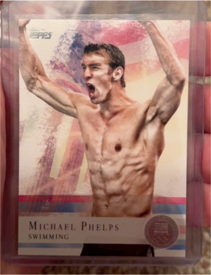 2012 Topps U.S. Olympic Team #100 Michael Phelps — front