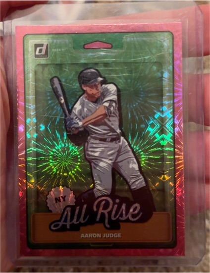 2019 Donruss Nicknames #N1 Aaron Judge — front