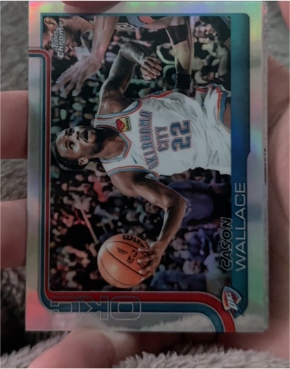 2025-26 Topps Chrome #191 Cason Wallace — front