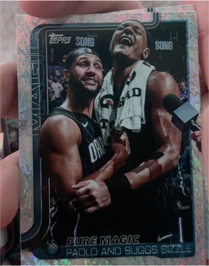 2025-26 Topps #271 Pure Magic, Paolo and Suggs Sizzle — front