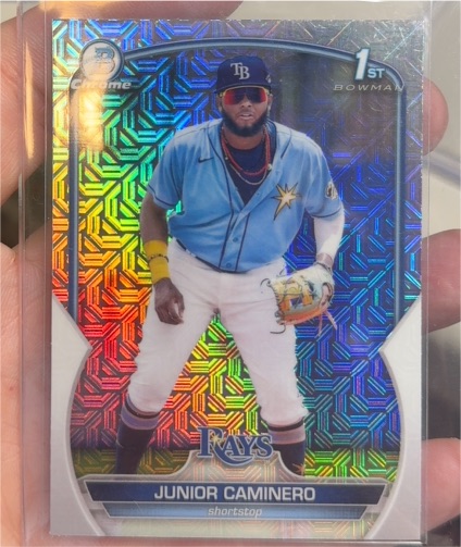 2023 Bowman Chrome Prospects #BCP-61 Junior Caminero — front