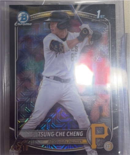 2025 Bowman Chrome #BCP-95 Tsung-Che Cheng — front