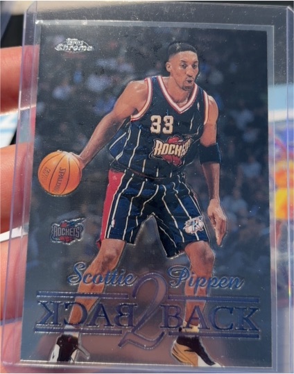 1998-99 Topps Chrome #B2 Scottie Pippen Back 2 Back — front