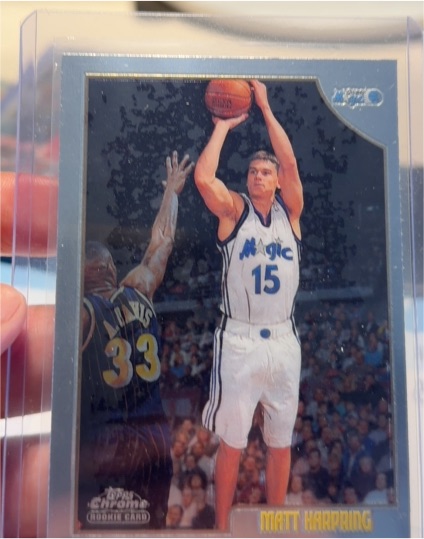 1998-99 Topps Chrome #157 Matt Harpring — front