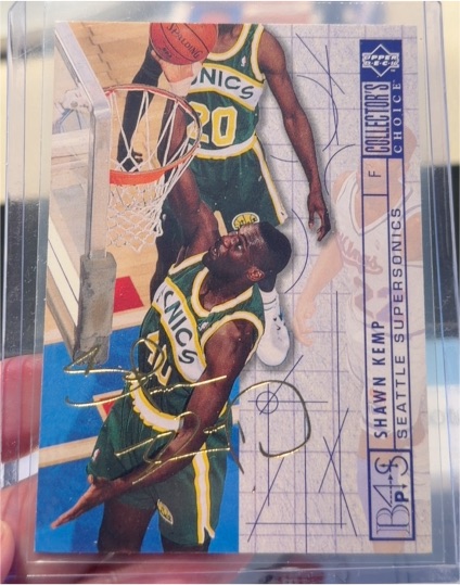 1994 Collector's Choice #396 Shawn Kemp Seattle SuperSonics — front